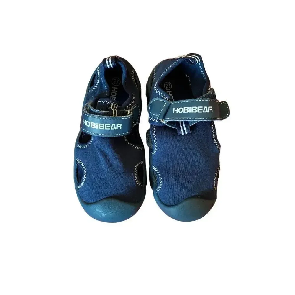 Hobibear kids unisex navy blue water, shoes, clothes, toed sandals, 27/10.5.